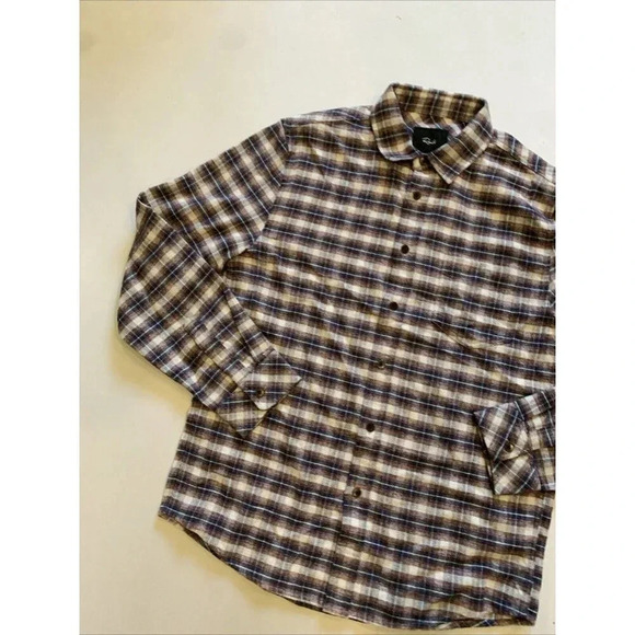 Rails Men's Purple Plaid Long Sleeve Button Front Forrest Shirt Medium NWT - Picture 3 of 11